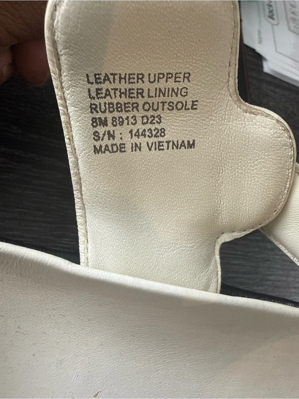Tory Burch Cream Leather Double-Strap Sandals with Gold Logo